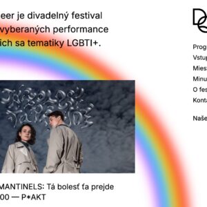 DRAMA QUEER NEBUDE ŠTÁT DOTOVAŤ