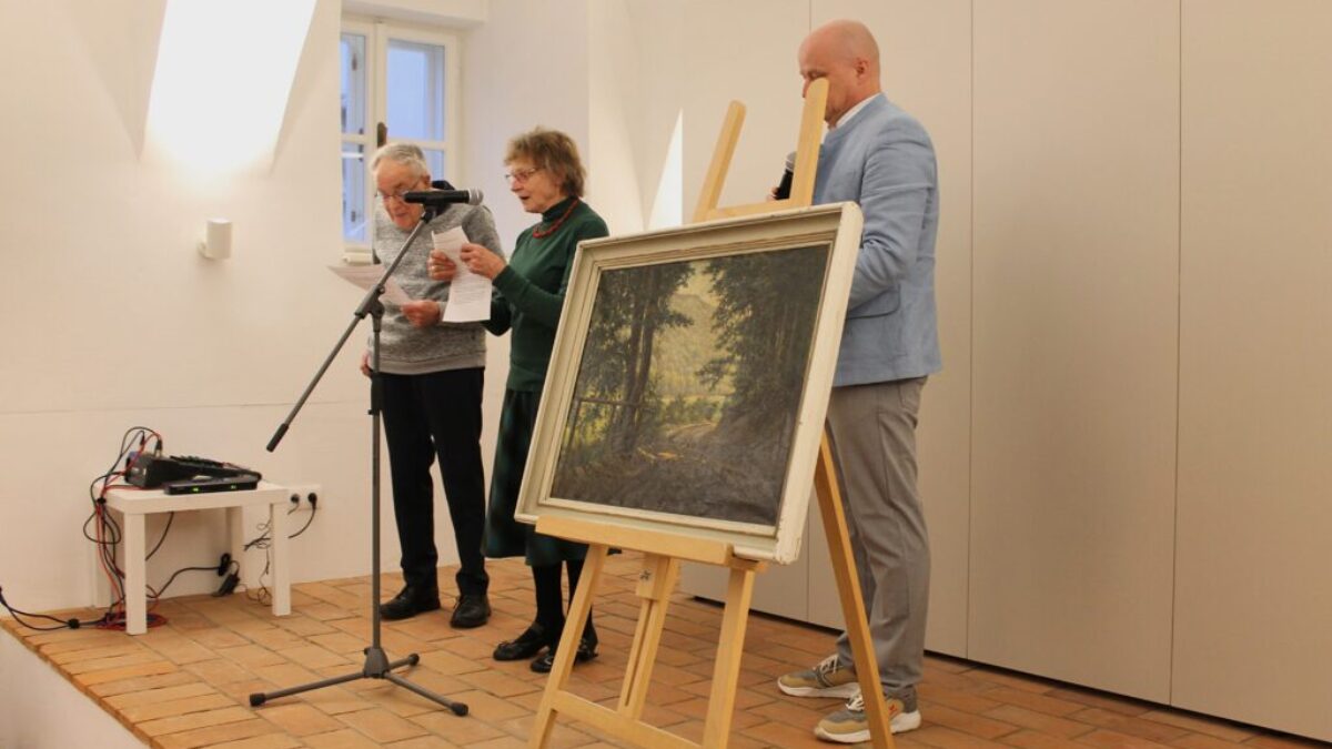 Arthur von Polzer-Hoditz:  obraz Lesná cesta