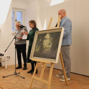 Arthur von Polzer-Hoditz:  obraz Lesná cesta