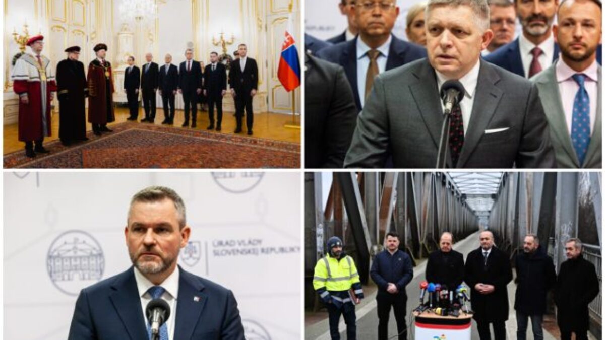 Top foto dňa (23. január 2025): Pellegrini vymenoval rektorov, zasadnutie Bezpečnostnej rady SR aj most v Trenčíne pred rekonštrukciou