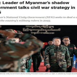 Samozvaný prezident Mjanmarska chce vojenskú pomoc podobnú Ukrajine