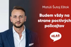 Matúš Šutaj Eštok bude vždy na strane poctivých policajtov