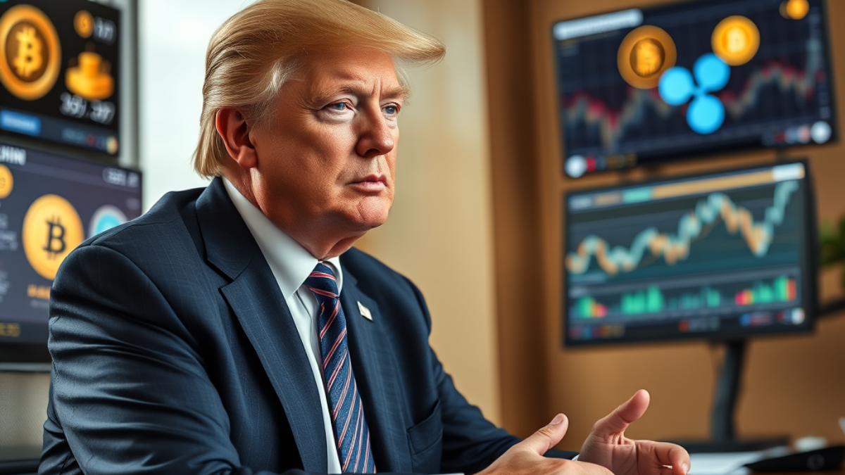 Trump zvažuje stratégiu krypto rezerv „Amerika na prvom mieste“