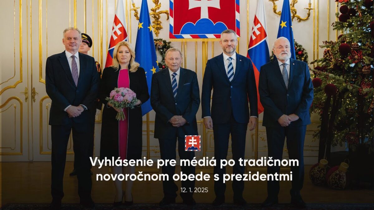 Vyhlásenie pre médiá po tradičnom novoročnom obede s prezidentmi