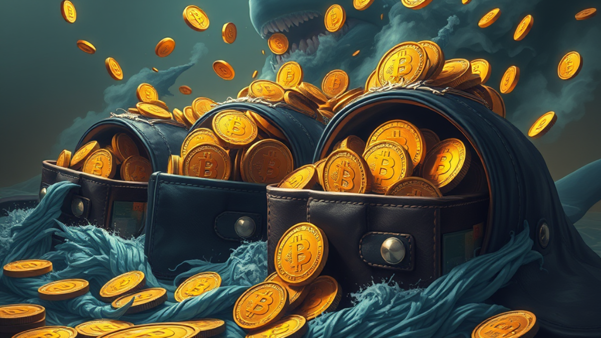 Veľryby akumulujú 34 000 BTC