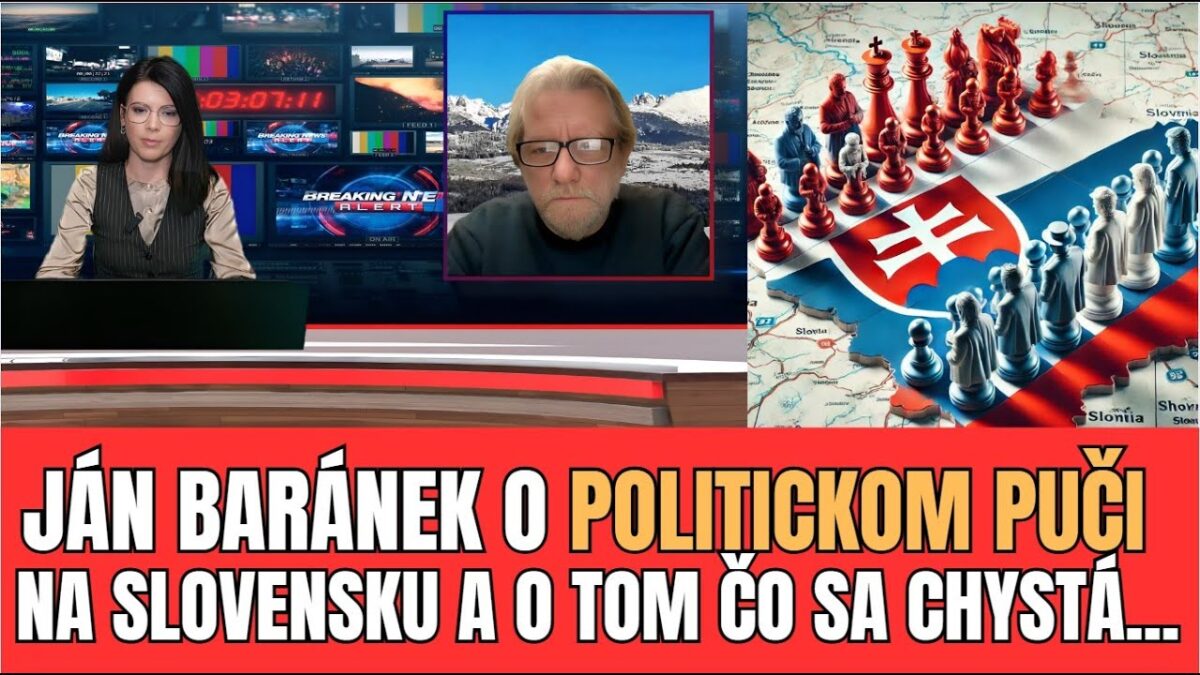 ZNEPOKOJUJÚCE INFORMÁCIE O TOM, ČO SA DEJE NA SLOVENSKU A VO SVETE | JÁN BARÁNEK | TVOTV