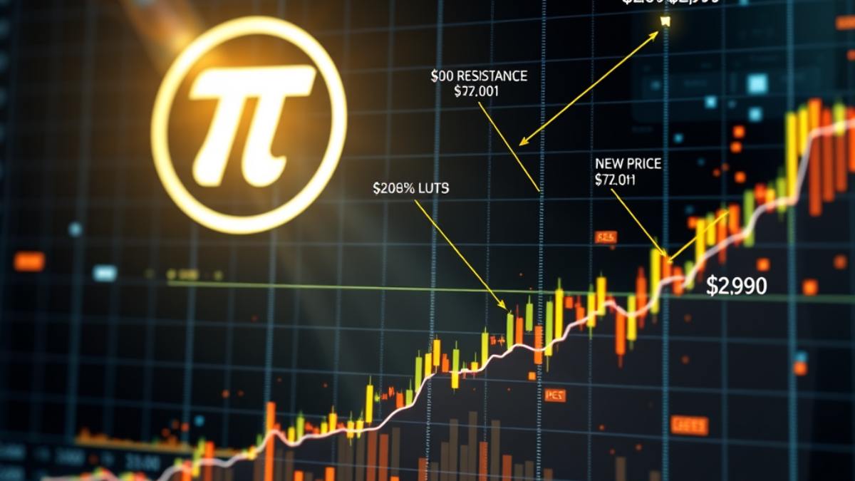 Pi Coin vzrástol o 80 % a dosiahol nové maximum