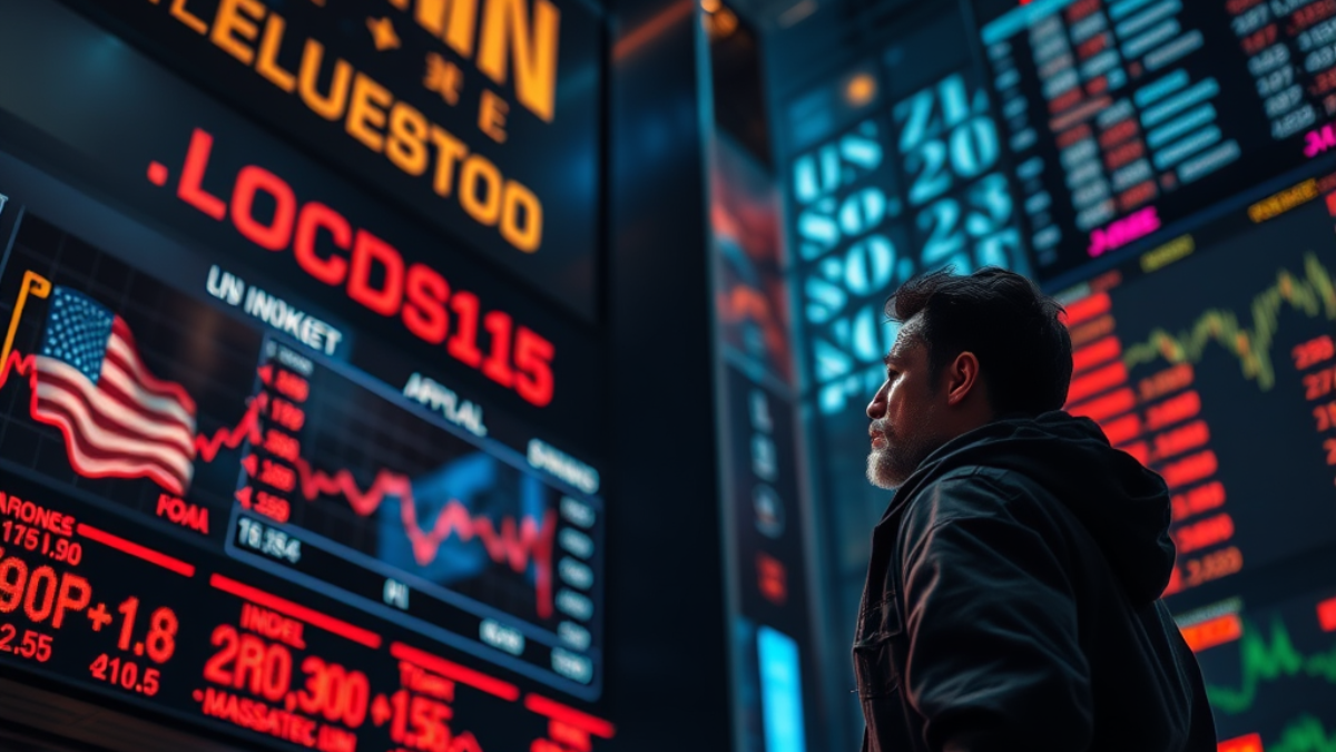 Pokles amerických akciových trhov a data o spotrebiteľskej dôvere