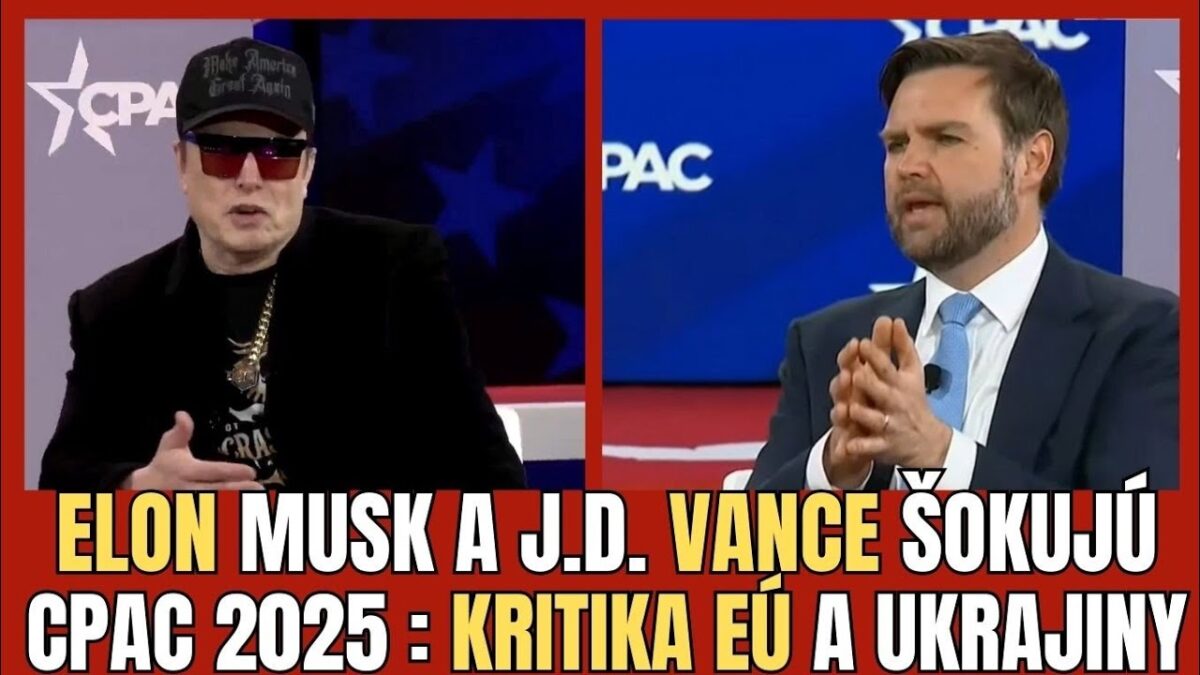 ŠOKUJÚCE PREJAVY ELONA MUSKA A J.D. VANCEA NA CPAC 2025: KRITIKA EÚ, VOJNY A CENZÚRY| TVOTV