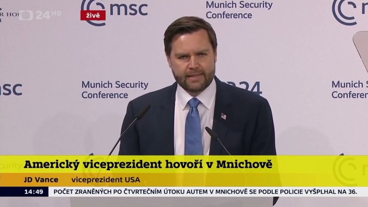 ŠOKUJÚCI PREJAV AMERICKÉHO VICEPREZIDENTA V MNÍCHOVE👌