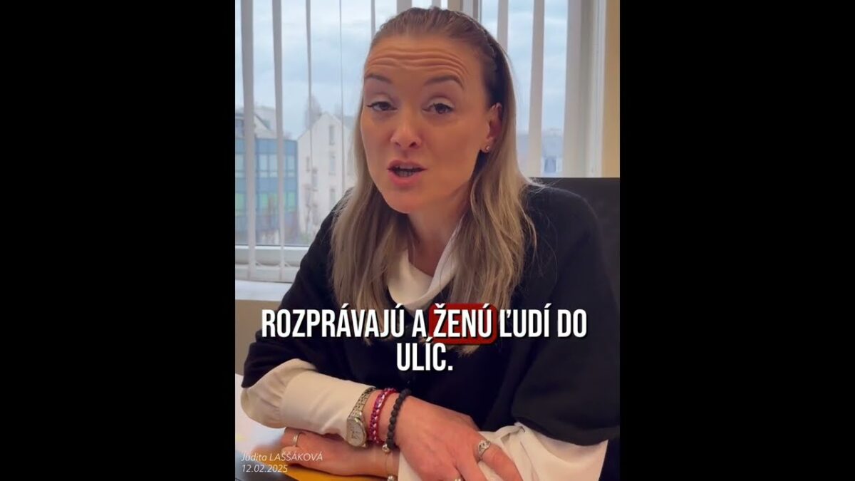 1739459144 maxresdefault.jpg J. Laššáková: Dokonalé pokrytectvo progresívcov v praxi