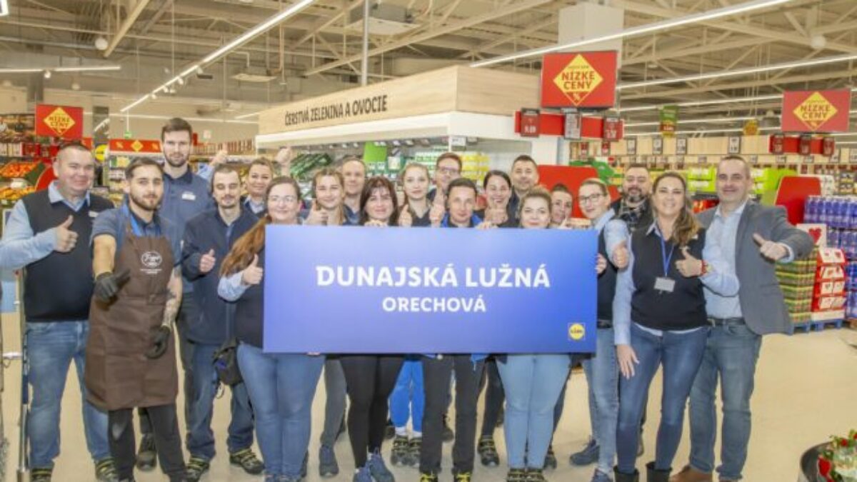 Predajňu Lidl nájdete už aj v Dunajskej Lužnej