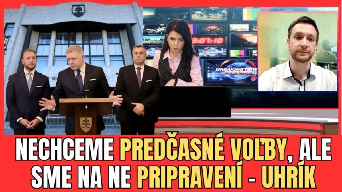 M.UHRÍK: HNUTIE REPUBLIKA SI NEŽELÁ PREDČASNÉ VOĽBY, ALE JE NA NE PRIPRAVENÉ