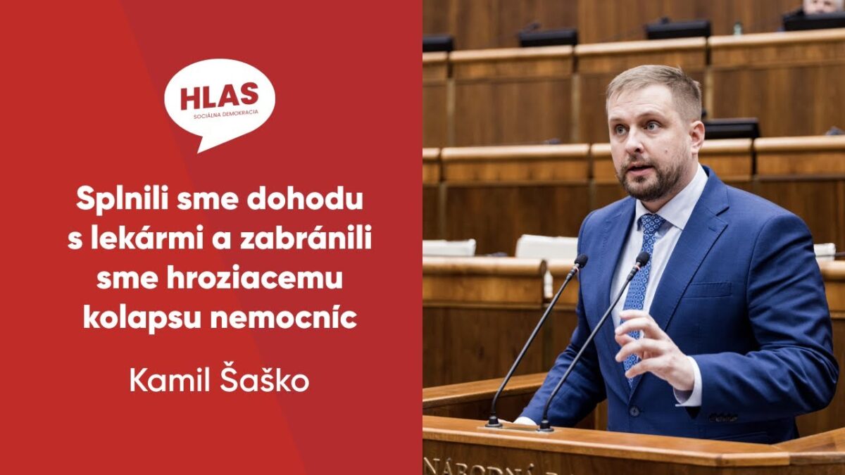 Splnili sme dohodu s lekármi a zabránili sme hroziacemu kolapsu nemocníc