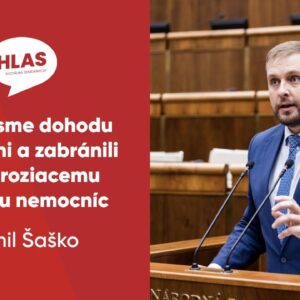 Splnili sme dohodu s lekármi a zabránili sme hroziacemu kolapsu nemocníc