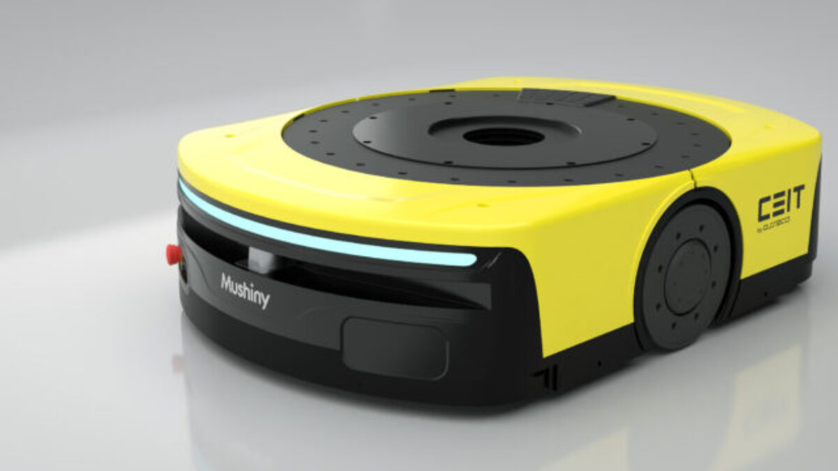 Efektívna logistika pre elektronický obchod, farmaceutický, kozmetický a odevný priemysel: Asseco CEIT uvádza AGV U800AR spoločnosti Mushiny