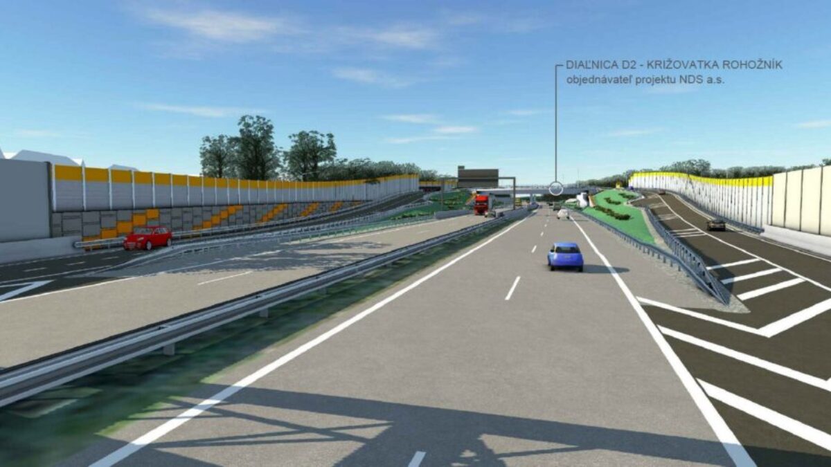 Križovatka D2-Rohožník: Prejazdnosť počas výstavby bude zaistená