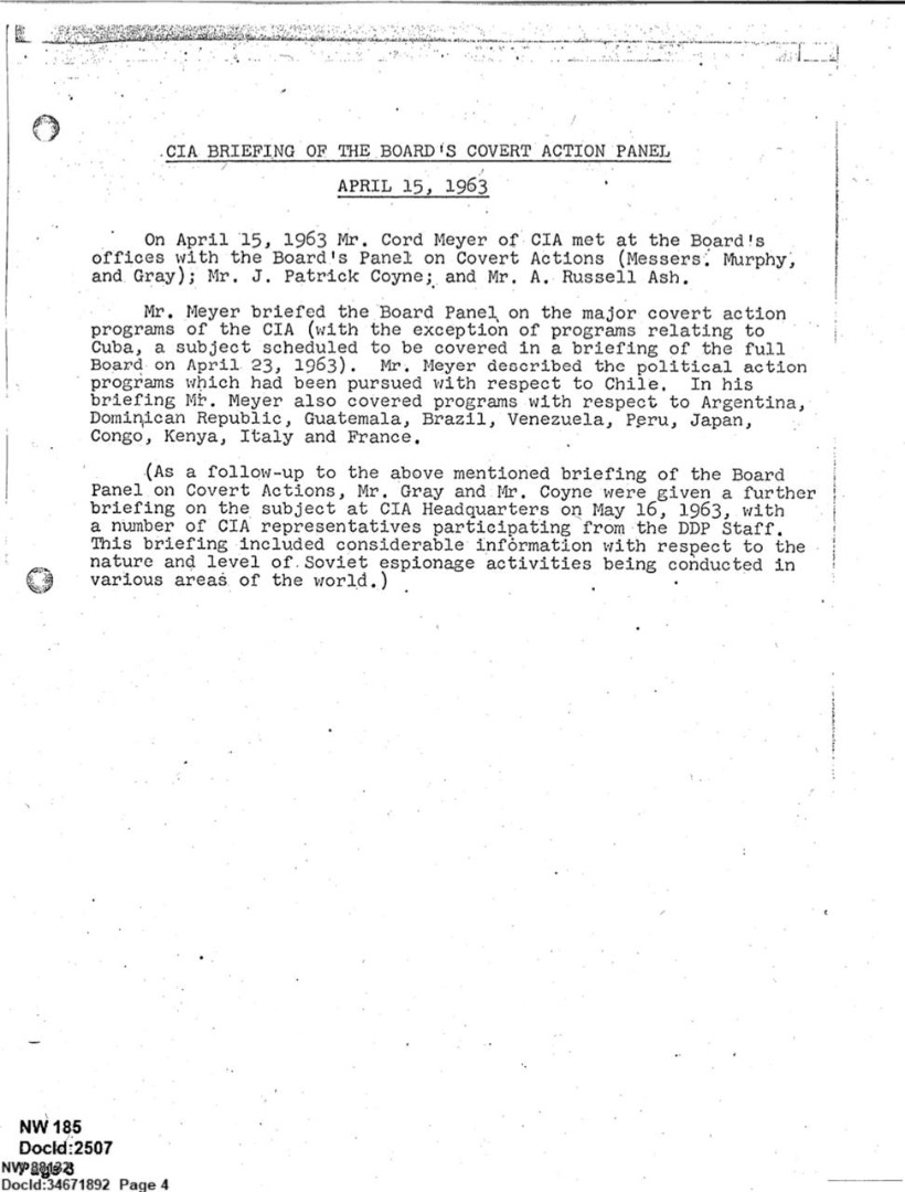 CIA pôsobila v podstate po celom svete v boji proti sovietskemu vplyvu CIA pôsobila v podstate po celom svete v boji proti sovietskemu vplyvu