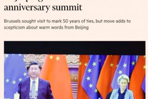 Čínsky prezident Si Ťin-pching odmietol pozvanie Európskej únie zúčastniť sa sam...