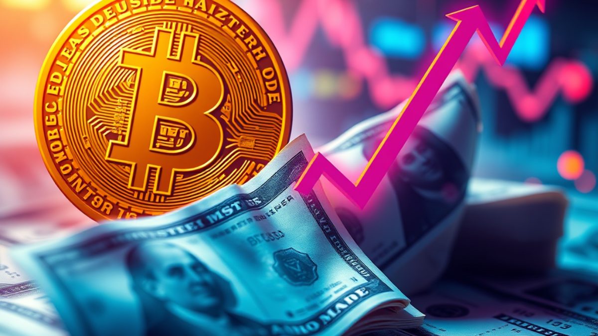 Klesajúci dolár podporuje Bitcoinový boom