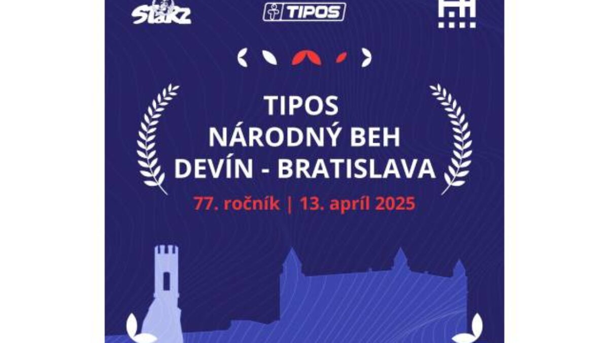 TIPOS Národný beh Devín – Bratislava láka: pobeží aj ďalší športovec roka