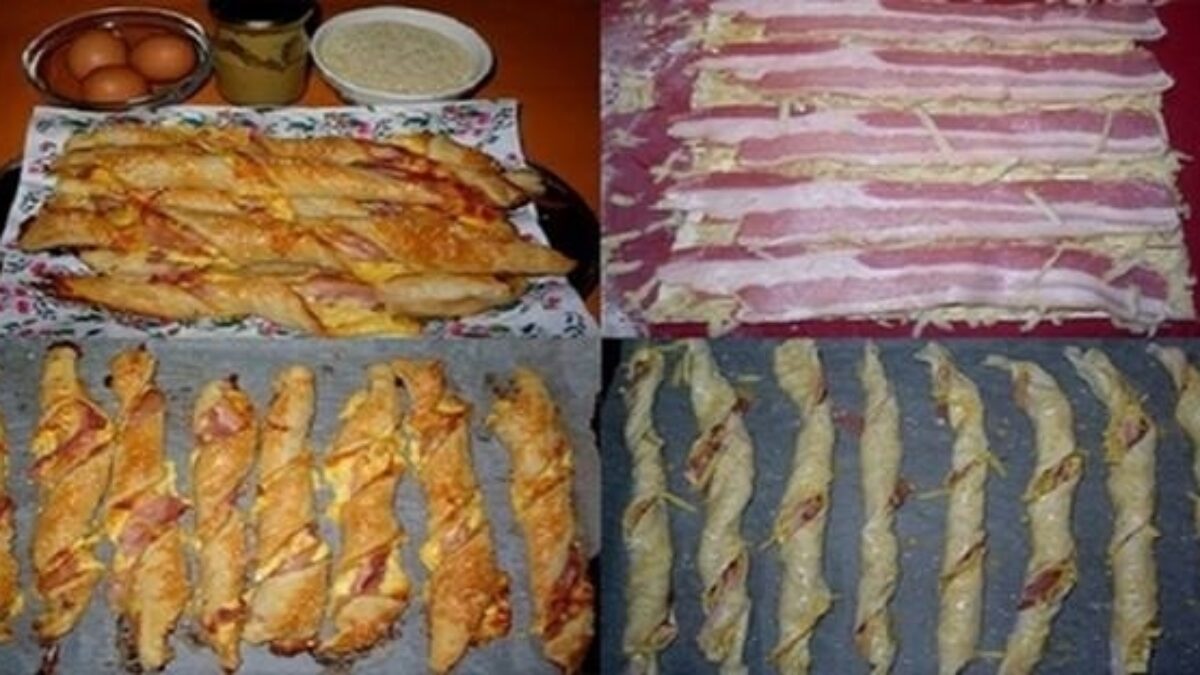 Chrumkavá „SLANINOVÁ FAJNOTKA“ z lístkového cesta: Obľúbená slaná dobrota, ktorá sa hodí na každú príležitosť!!