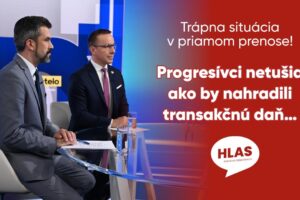 Trápna situácia v priamom prenose! Progresívci netušia ako by nahradili transakč...