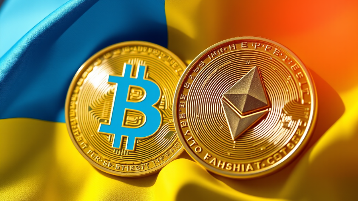 Ukrajina navrhuje 23 % daň z príjmu z kryptomien