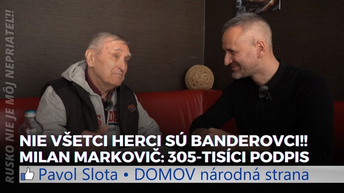 Pán herec Milan Markovič podporuje petíciu za neuplatňovanie protiruských sankcií