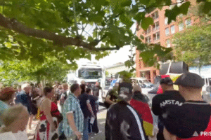 Stovky ľudí pochodovalo v Nemeckom Hannoveri proti vojne