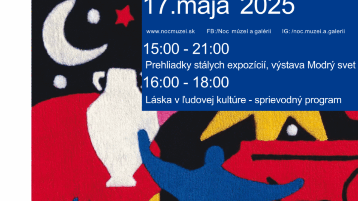 Malokarpatské múzeum v Pezinku pozýva na Noc múzeí a galérií 2025