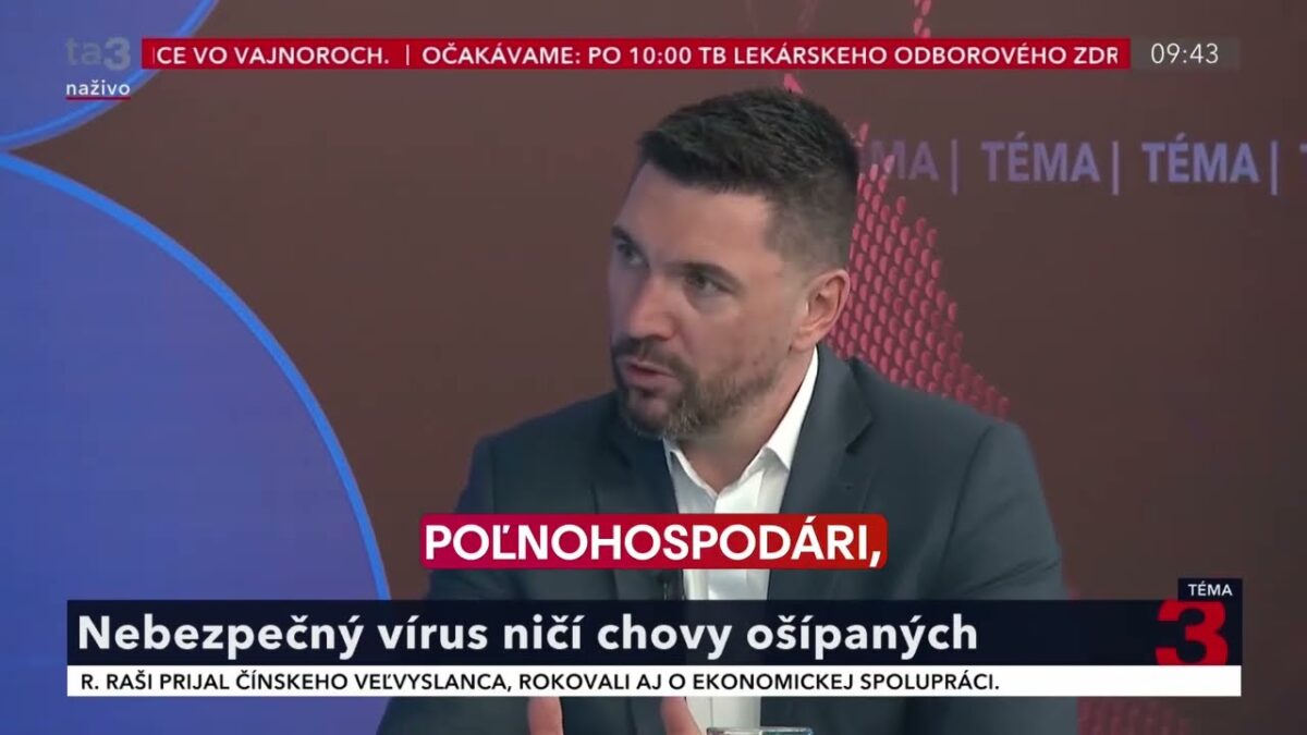 R. TAKÁČ: CHRÁNIME SLOVENSKÉ CHOVY PRED NÁKAZOU