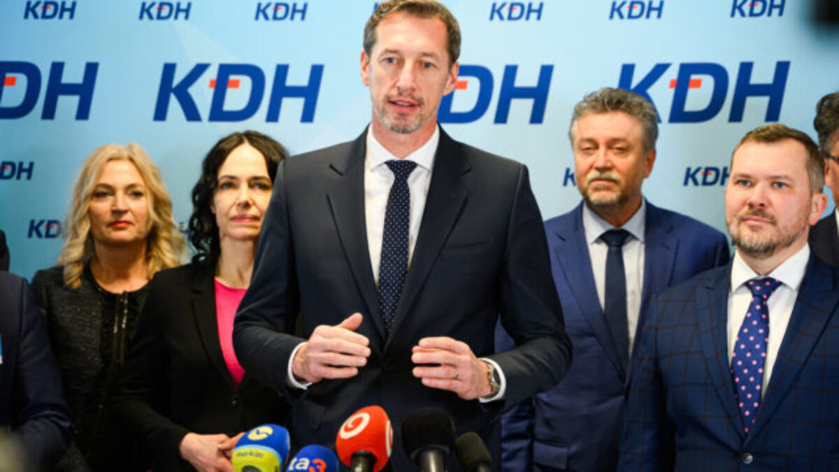 Majerský odmieta hodnotové experimenty, KDH má pri povolebnej spolupráci jasné červené čiary