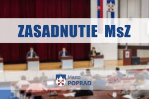 Mesto Poprad: Pozvánka na 3. plánované zasadnutie MsZ mesta Poprad