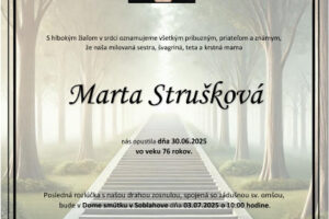 Mesto Trenčín: Marta Strušková