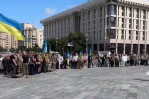 Ukrajinci protestujú proti Zelenskému: Obvinili kyjevský režim z korupcie a vyzv...