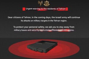 Izrael vydal varovanie občanom v Teheráne v Iráne.