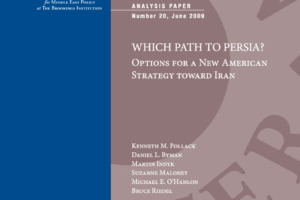 Len pre zaujímavosť, v článku Brookings z roku 2009 o využití Izraela na vyvolan...