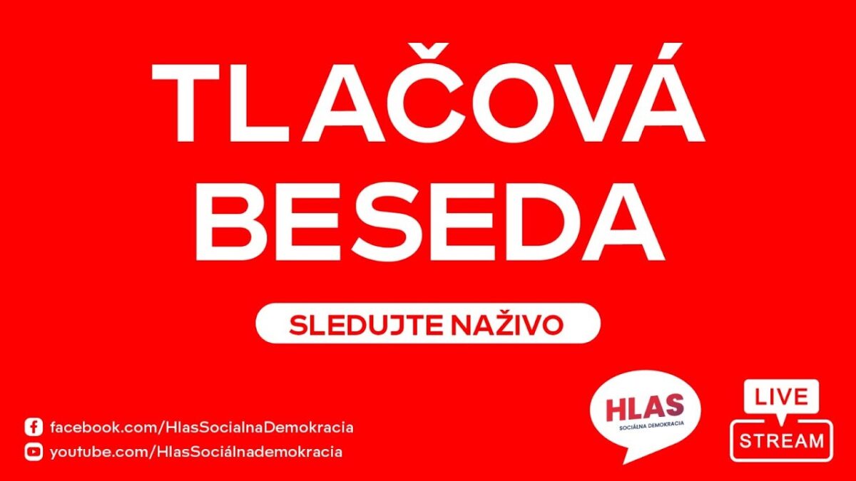 Pozrite si naživo náš 5. pracovný snem strany HLAS – sociálna demokracia