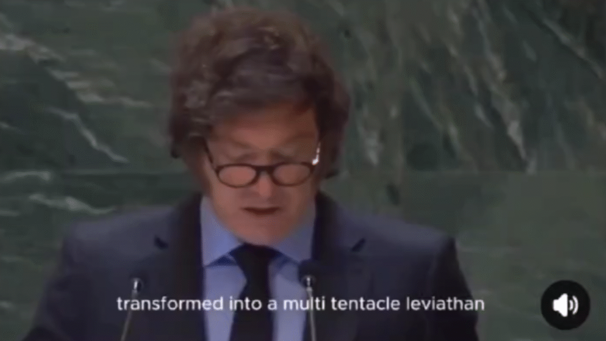 Prezident Javier Milei práve odhalil pravdu v OSN, ktorá šokuje celý svet