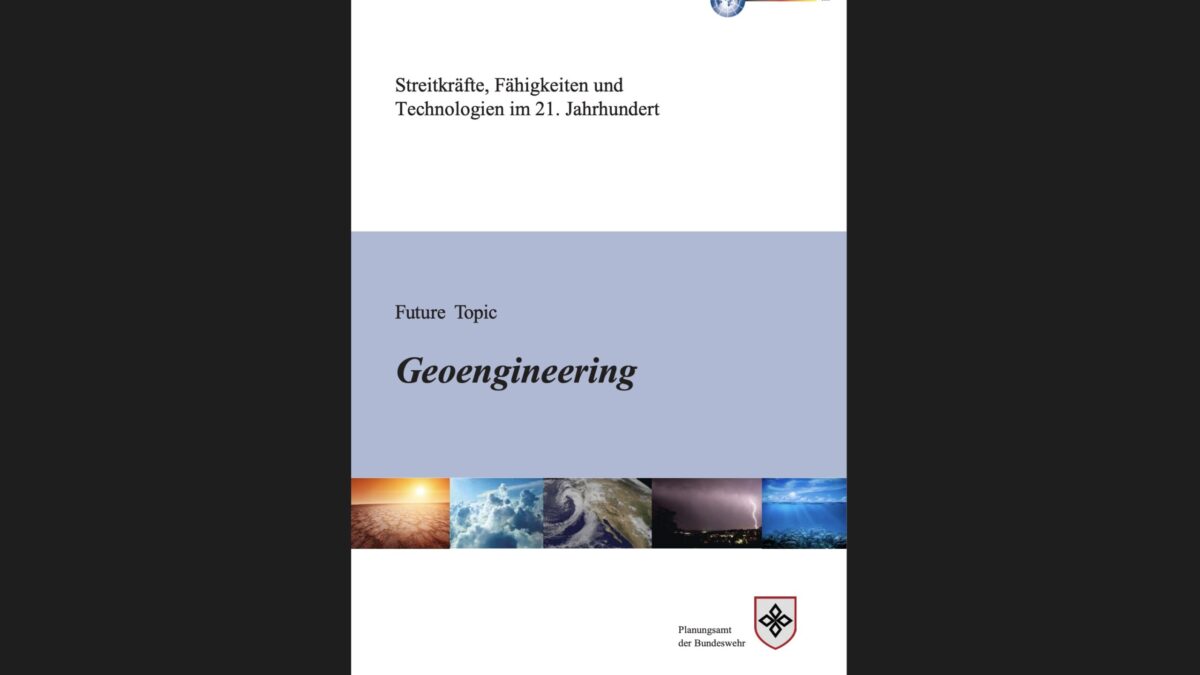 Oficiálne dokumenty o geoinžinierstve – chemtrails Bundeswehru