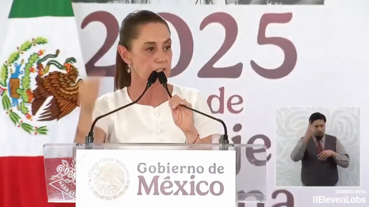 Mexická prezidentka Claudia Sheinbaum teraz vyzýva na protesty v Spojených štátoch