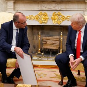 Spiegel nie je spokojný so správaním kancelára Merza počas stretnutia s americký...