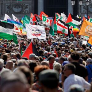 Státisíce ľudí protestovali v Ríme za Palestínčanov