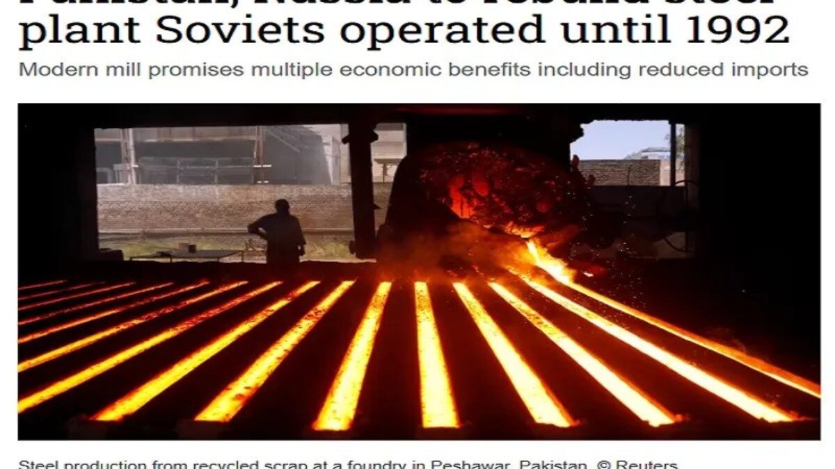 Analýza správ o tom, že Rusko uzavrelo dohodu s Pakistanom o rekonštrukcii jeho oceliarne