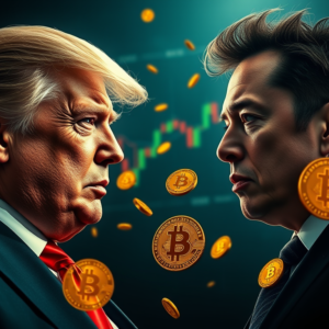 Trump verzus Musk: Konflikt miliardárov rozkýval Bitcoin