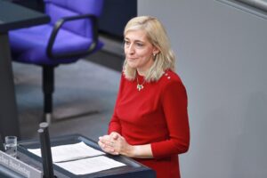 Nová nemecká ministerka zdravotníctva Nina Warken v súvislosti so zmenou klímy v...