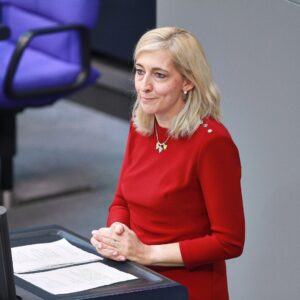 Nová nemecká ministerka zdravotníctva Nina Warken v súvislosti so zmenou klímy v...