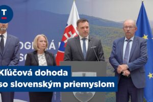 Taraba: Kľúčová dohoda so slovenským priemyslom