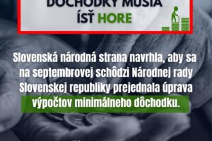 Slovenská národná strana navrhla, aby sa na septembrovej schôdzi Národnej rady S...